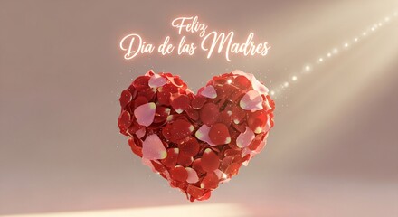 Beautiful Floral Greeting for Mother’s Day in Spanish Feliz Día de las Madres