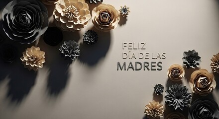 Beautiful Floral Greeting for Mother’s Day in Spanish Feliz Día de las Madres