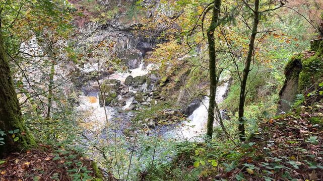 Conwy Fall Rhaeadr y Graig Lwyd, Betws Y Coed, Snowdonia, Wales, United Kingdom