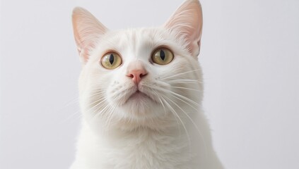 Obraz premium Inquisitive feline staring directly at you