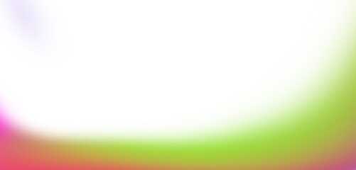 Abstract gradient swirl with pixelated edges in vibrant pink green and yellow hues isolated on transparent background