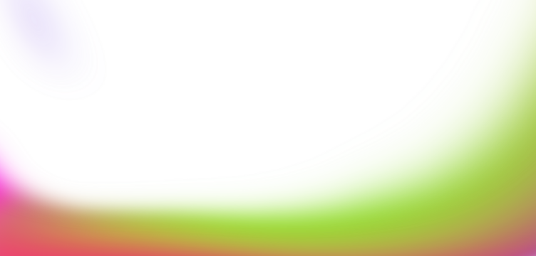 Abstract gradient swirl with pixelated edges in vibrant pink green and yellow hues isolated on transparent background