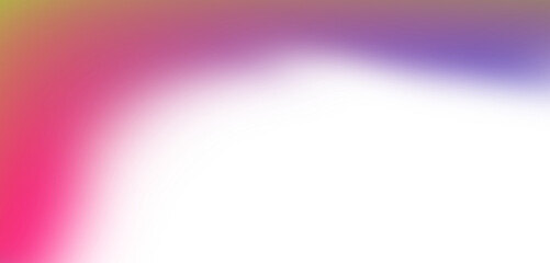 Abstract gradient pixels with magenta purple and orange hues flowing smoothly isolated on transparent background