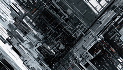 Fototapeta premium Visualizing Massive Data Through Abstract Art