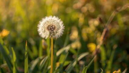 Springtime Greenery with Dandelion Blooms