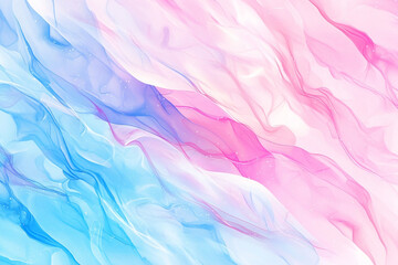 青とピンクの流れる抽象的な背景イラスト