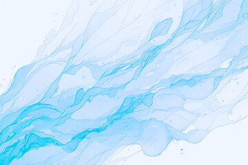 青いグラデーションの流れるような背景