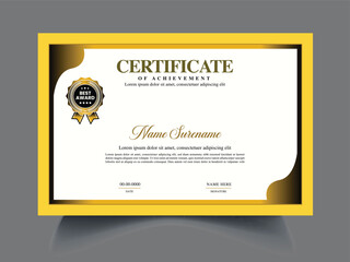 clean creative professional custom certificate design