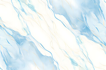 青いマーブル模様の水彩背景
