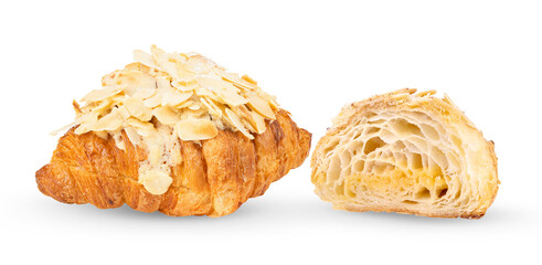 Croissant isolated on transparent png ( image from camara )