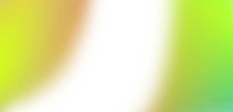 Abstract blurry green yellow black shapes gradient transparent background