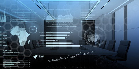 Many Charts and Graphs: Technology Overlay for Global Financial Analysis and Strategic Planning