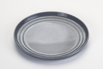 Empty clean color plate dishware