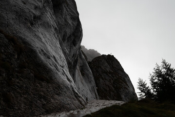 rock in the mountains