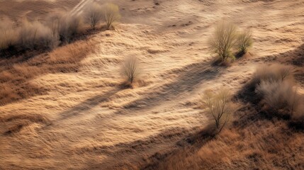 Rolling golden hills landscape — warm brown & ochre for presentation backgrounds, wallpapers and posters