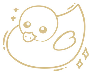 Cute Duck Sticker