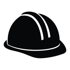 Iconographic representation of a hard hat, protective gear worn at construction sites