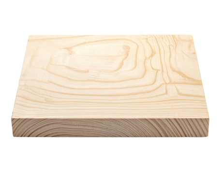 Close-up of a rectangular, light-toned wooden board. Reveals grain detail on its surface - Powered by Adobe