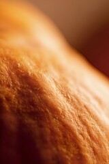 Macro photograph of a smooth warm orange surface with soft gradients and natural organic texture. Minimal, clean, calm composition.