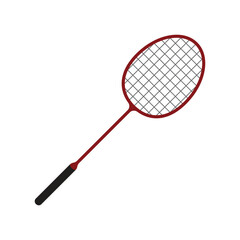Badminton racket logo