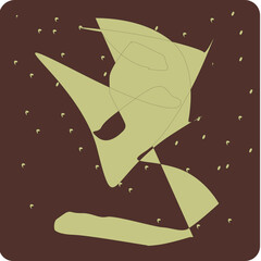 vector illustration of an abstract background with stars