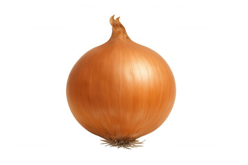Whole brown onion offering fresh flavor, a healthy vegetable food, cooking staple on a clean transparent background