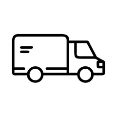 Delivery truck icon representing transportation