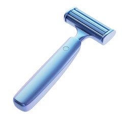 Modern Blue Facial Roller Massager For Skincare And Relaxation Isolated On Transparent Background