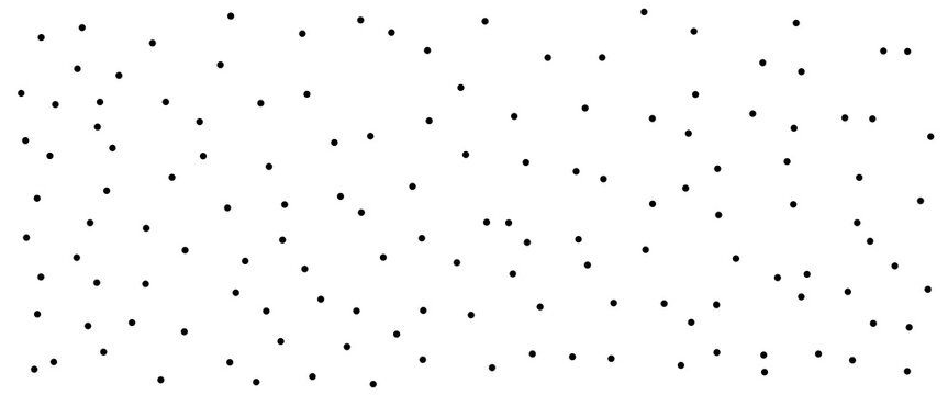 Random dots texture. small polka dot seamless pattern background. black and white dots textile.