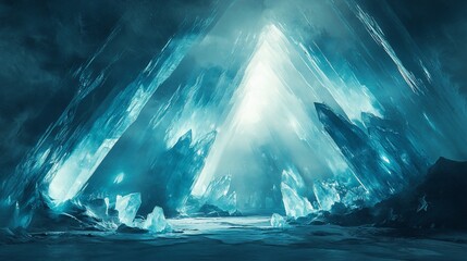 Crystalline Ice Cavern
