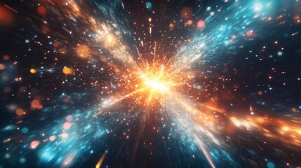 Explosive, vibrant cosmic burst