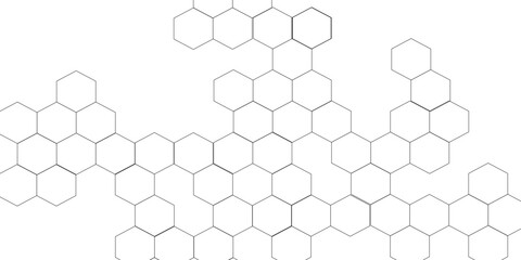 Hexagonal pattern white isolate background, with slight shadows and a clean modern aesthetic on transparent, abstract white hexagonal Pattern  texture.