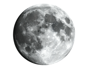 Detailed monochromatic celestial orb, showcasing craters, highlighting texture, and set against a black background