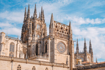 Sarmental facade of Burgos Cathedral in Spain