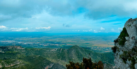 cliffs of Serra del Montsia above Ebro Delta