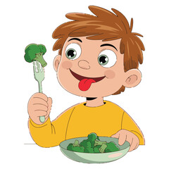 girl with vegetables