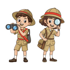 vector illustration of a pirate