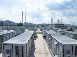 Overlooking the energy storage power station