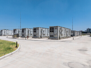 Fototapeta premium Overlooking the energy storage power station