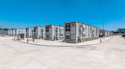 Overlooking the energy storage power station