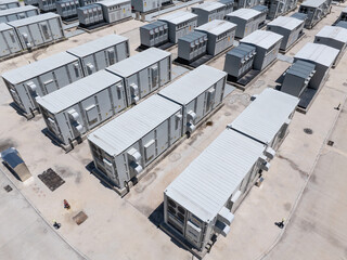 Overlooking the energy storage power station