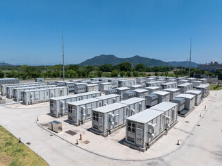 Overlooking the energy storage power station