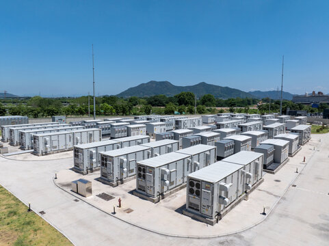 Overlooking the energy storage power station