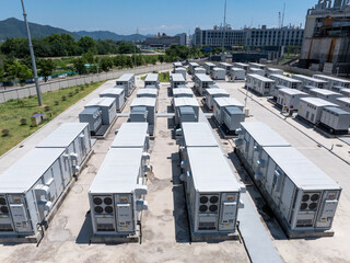 Overlooking the energy storage power station