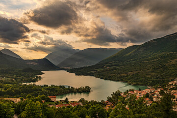 Lake Barrea is an artificial lake in the province of L'Aquila, in the Alto Sangro area; created in...