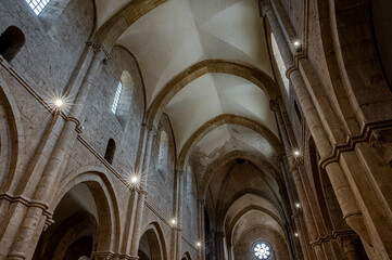 Priverno, Latina, Italy. Cistercian Abbey of Fossanova.