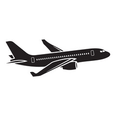 Airplane Icon &ndash; Minimal Flight Symbol