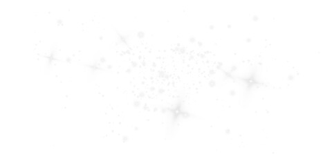 White Holiday Light Burst Featuring Fireworks, Bokeh Glow, and Magic Star Explosion for Celebration or Christmas Card Design
