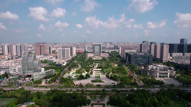 Rizhao City Skyline