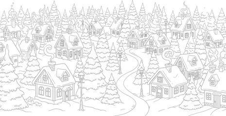 Obraz premium castle in the woods